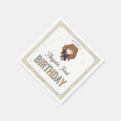 Harry Potter Chibi Hermione Wizard Birthday スタンダードカクテルナプキン (角)