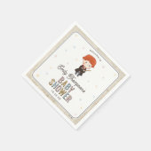 Harry Potter Chibi Ron Weasley Wizard Baby Shower スタンダードカクテルナプキン (角)