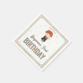 Harry Potter Chibi Ron Weasley Wizard Birthday スタンダードカクテルナプキン (角)