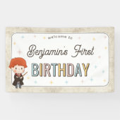 Harry Potter Chibi Ron Weasley Wizard Birthday 横断幕 (横)