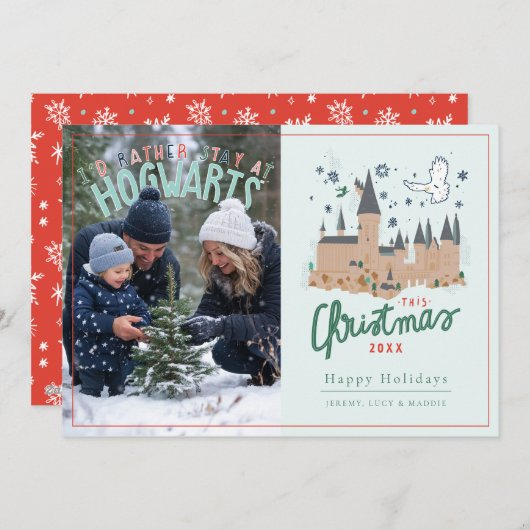 Harry Potter | Deck the Great Hall Photo シーズンカード (正面/裏面)