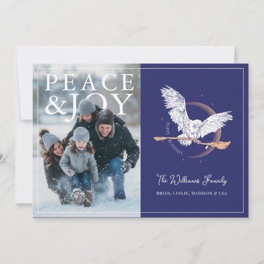 Harry Potter | Deck the Great Hall Photo Holiday C シーズンカード (正面)