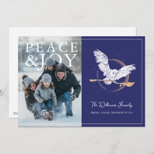 Harry Potter | Deck the Great Hall Photo Holiday C シーズンカード (正面/裏面)