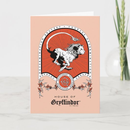 HARRY POTTER™ | Delicate Sketch GRYFFINDOR™ Crest カード (正面)