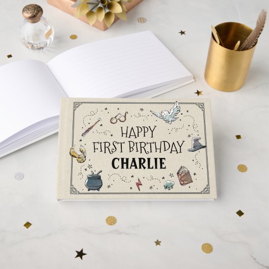 Harry Potter First Birthday ゲストブック (正面見開き)