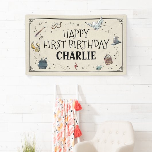 Harry Potter First Birthday 横断幕 (インサイチュ)