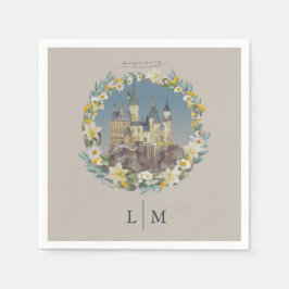 Harry Potter | Floral Hogwarts Castle Wedding スタンダードカクテルナプキン