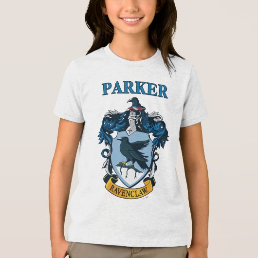 Harry Potter  | Gothic Ravenclaw Crest トライブレンドＴシャツ (正面)
