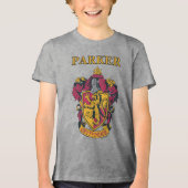 Harry Potter | Gryffindor Crest Gold and Red トライブレンドＴシャツ (正面)