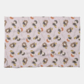 HARRY POTTER™、Harmioone、Ron 飛んでいる Pattern キッチンタオル (横)