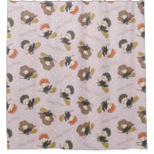 HARRY POTTER™、Harmioone、Ron 飛んでいる Pattern シャワーカーテン (正面)