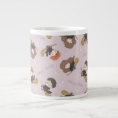 HARRY POTTER™、Harmioone、Ron 飛んでいる Pattern ジャンボコーヒーマグカップ (正面)