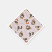 HARRY POTTER™、Harmioone、Ron 飛んでいる Pattern スタンダードカクテルナプキン (角)