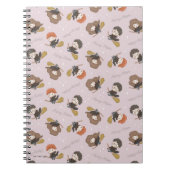 HARRY POTTER™、Harmioone、Ron 飛んでいる Pattern ノートブック (正面)