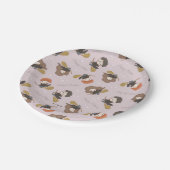 HARRY POTTER™、Harmioone、Ron 飛んでいる Pattern ペーパープレート (アングル)