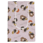 HARRY POTTER™、Harmioone、Ron 飛んでいる Pattern ミディアムペーパーバッグ (裏面)