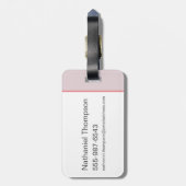 HARRY POTTER™、Harmioone、Ron 飛んでいる Pattern ラゲッジタグ (裏面縦)