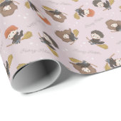 HARRY POTTER™、Harmioone、Ron 飛んでいる Pattern ラッピングペーパー (ロールコーナー)