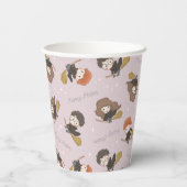 HARRY POTTER™、Harmioone、Ron 飛んでいる Pattern 紙コップ (裏面)