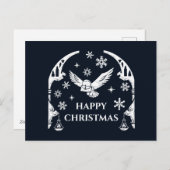 HARRY POTTER™ Hedwigが祝日の手紙を配達 シーズンポストカード (正面/裏面)