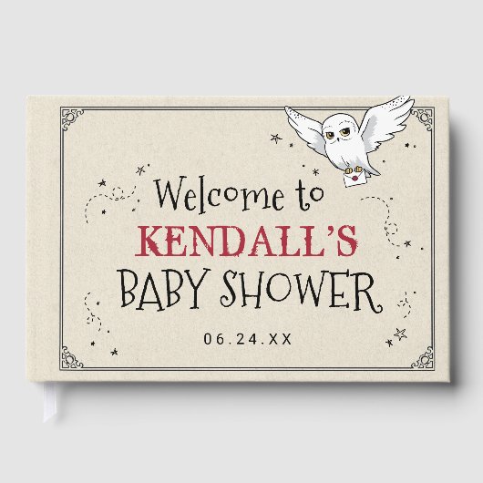 Harry Potter | Hedwig Baby Shower ゲストブック (正面)