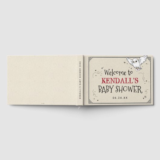 Harry Potter | Hedwig Baby Shower ゲストブック (全面)