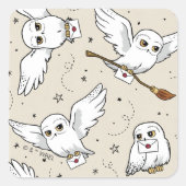 Harry Potter | Hedwig Baby Shower Square Sticker スクエアシール (正面)