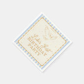 Harry Potter Hedwig Blue Magical Birthday スタンダードカクテルナプキン (角)