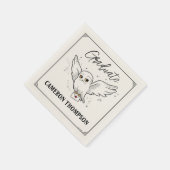 Harry Potter | Hedwig Graduation スタンダードカクテルナプキン (角)