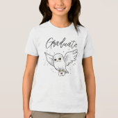 Harry Potter Hedwig Graduation トライブレンドＴシャツ (正面)