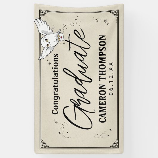 Harry Potter | Hedwig Graduation 横断幕 (縦)