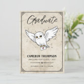 Harry Potter | Hedwig Graduation Party 案内状 (スタンド正面)