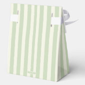 Harry Potter Hedwig Green Stripe Baby Shower フェイバーボックス (裏面)