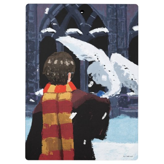 HARRY POTTER™ & Hedwig in the Snow クリップボード (裏面)