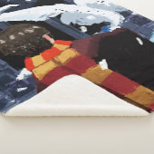 HARRY POTTER™ & Hedwig in the Snow シェルパブランケット (3/4)