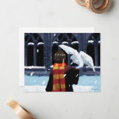 HARRY POTTER™ & Hedwig in the Snow ノートカード (正面/裏面インサイチュ)