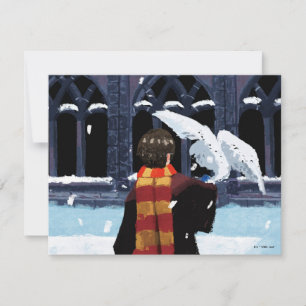 HARRY POTTER™ & Hedwig in the Snow ノートカード