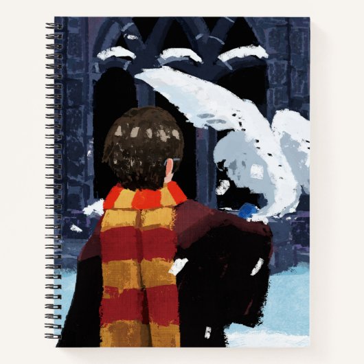 HARRY POTTER™ & Hedwig in the Snow ノートブック (正面)
