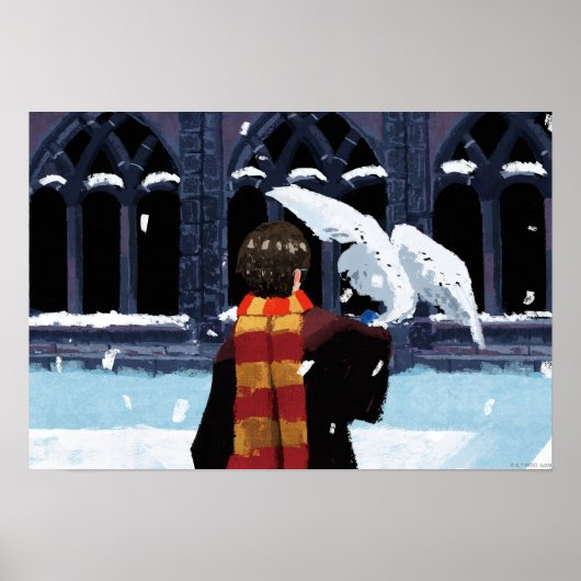 HARRY POTTER™ & Hedwig in the Snow ポスター (正面)