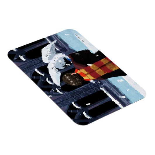 HARRY POTTER™ & Hedwig in the Snow マグネット (右側)