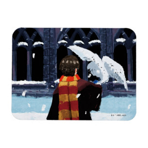 HARRY POTTER™ & Hedwig in the Snow マグネット