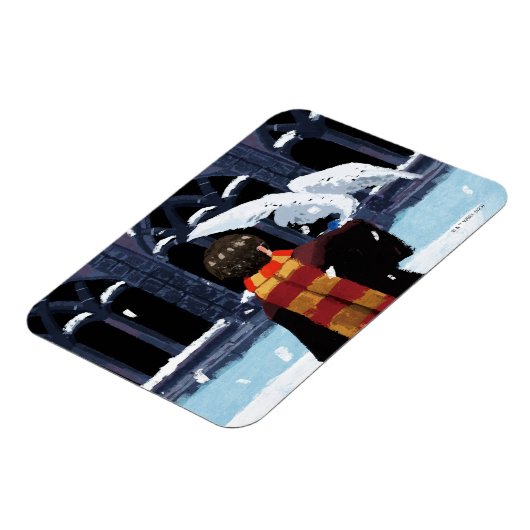 HARRY POTTER™ & Hedwig in the Snow マグネット (左側)