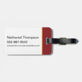 HARRY POTTER™ & Hedwig in the Snow ラゲッジタグ (裏面横)