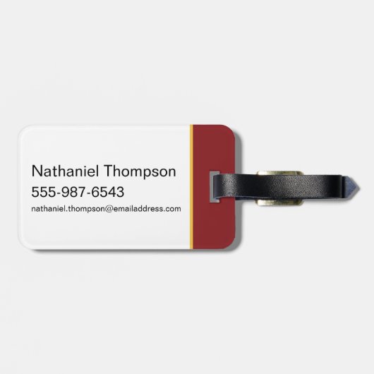 HARRY POTTER™ & Hedwig in the Snow ラゲッジタグ (裏面横)