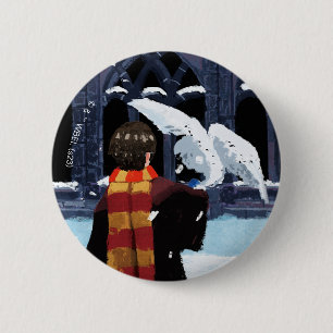 HARRY POTTER™ & Hedwig in the Snow 缶バッジ