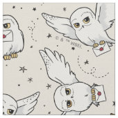 Harry Potter | Hedwig Pattern ファブリック (クローズアップ)