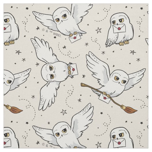 Harry Potter | Hedwig Pattern ファブリック (見本)