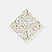 Harry Potter | Hedwig Pattern - Baby Shower スタンダードカクテルナプキン (角)