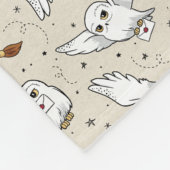 Harry Potter | Hedwig Pattern - Baby Shower フリースブランケット (角)