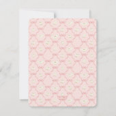 Harry Potter Hedwig Pink Stripe Baby Shower サンキューカード (裏面)